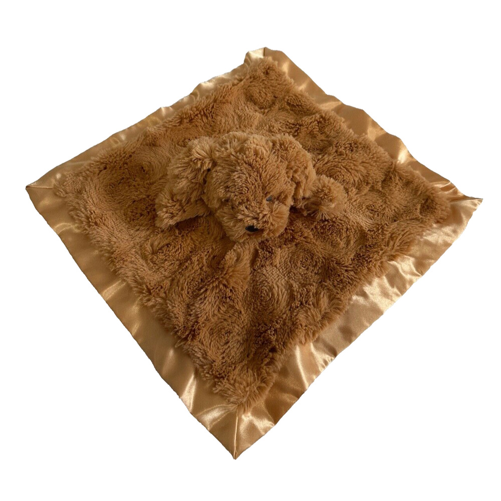 Cloud Island Target Puppy Dog Brown Golden Honey Lovey Baby Soother Swirl Satin